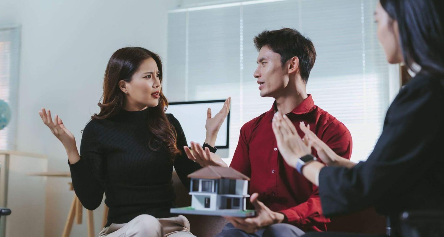Group discussing property division in Virginia divorce