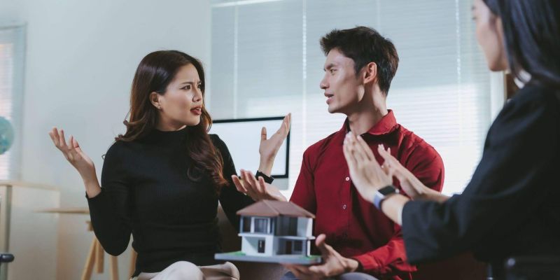 Group discussing property division in Virginia divorce